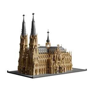 BOGAOBANG B6300B 6028PCS Ensemble <span class=keywords><strong>de</strong></span> blocs <span class=keywords><strong>de</strong></span> <span class=keywords><strong>construction</strong></span> Cours <span class=keywords><strong>de</strong></span> l'Église <span class=keywords><strong>de</strong></span> Cologne Modèle MOC Jouet technique en plastique Cadeau <span class=keywords><strong>de</strong></span> festival - Product Image 1