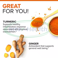 Extrait de racine de curcuma Ausreson, curcumine, suppléments naturels, poivre noir, capsules de curcuma OEM