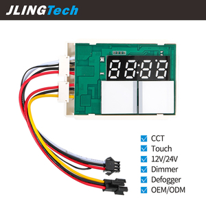 Interruptor LED Inteligente de 24V para Espejo con Función Antivaho, Luz de un Solo Color, Pantalla de Hora y Temperatura para Baño - Product Image 4