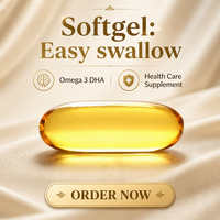 Complément alimentaire de haute qualité Prix de gros Halal Enfants DHA EPA Gélules Omega 3 Capsules d'huile de poisson 1000Mg