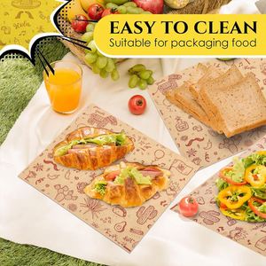 Custom Food Grade Biodegradable Recyclable Eco-Friendly PE Coated Deli Hamburger Sandwich <b>Wrapping</b> <b>Paper</b> for - Product Image 5