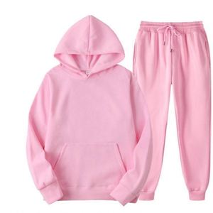Wholesale Custom Mens Sports Hooded Solid Color Pullover <b>Sweater</b> <b>Set</b> Two Piece Hoodie & Sweatshirts and Sweatpants - Product Image 5