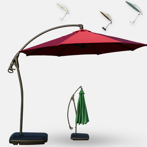 Hanging <strong>Umbrella</strong> 330x240 cm Patio Big <strong>Portable</strong> Sun Protective <strong>Umbrella</strong> - Product Image 1