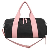 Sac de voyage multifonctionnel et tendance pour la gym, avec compartiment séparé pour vêtements secs, en tissu Oxford durable, fermeture éclair géométrique, imperméable, pour activités de plein air