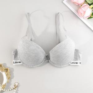 Sujetador Deportivo Ajustable para Mujer con Aros de Acero, Bandas <span class=keywords><strong>El</strong></span>ásticas Transpirables, Copas Sin Costuras, Tejido de Punto, Estilo Inglés - Product Image 1