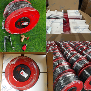 Enrouleur de tuyau d'incendie de type européen RIA 25 mm 33 mm avec valve réglable - Product Image 4