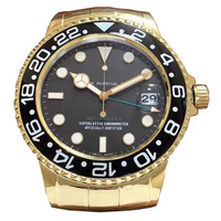 Vente chaude ODM/OEM Horloge murale de 14 pouces de qualité supérieure en gros Horloge murale de luxe lumineuse avec affichage de la date Rolax
