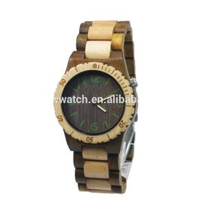 Montre en bois de bambou naturel pour homme, jouet artisanal fait à la main, usine - Product Image 1