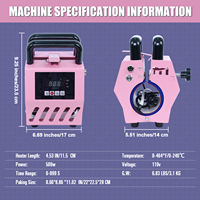 Presse à chaleur portable Mecolour pour tasses, machine d'impression de tasses de 11 oz