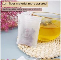 Sachets de thé vides jetables biodégradables de PLA de fibre de maïs pour l'usage de boisson