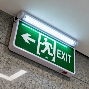 Lửa khẩn cấp LED chỉ số ánh sáng 3D Dạ Quang <span class=keywords><strong>Acrylic</strong></span> kênh thư dấu hiệu cho khu dân cư xây dựng hành lang sơ tán - Product Image 2