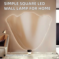 Lampe murale LED encastrée pour salle de bain DC24V avec télécommande, design carré en métal, CRI 90 élevé pour la décoration intérieure