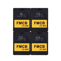 Clé USB FMCB Free MCboot V1.966 pour PS2, carte mémoire 8 Mo/16 Mo/32 Mo/64 Mo