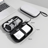 Tas Penyimpanan Digital Murah Tahan Air dengan Ritsleting, Tempat Kabel Data, Casing Power Bank Eva, Tempat Power Pack