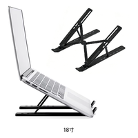 Support d'Ordinateur Portable et Tablette en Alliage d'Aluminium Réglable en Hauteur, Universel 16 Pouces pour Bureau