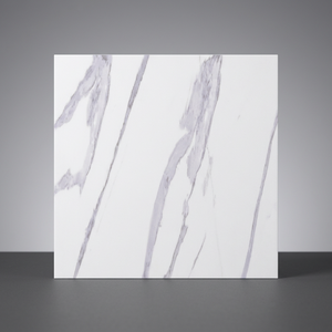 Carreaux de sol en céramique numérique blanc noyer 400x400mm, aspect bois rustique, finition mate, porcelaine émaillée pour intérieur - Product Image 5