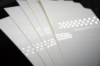 Plaque en polycarbonate transparent PMMA, panneau acrylique coulé, plaque moulée pour signalétique, affichage et construction