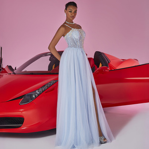 IMPEREAL Abito da Sera Sexy con Spalline Sottili e Ricami, Vestito Formale su Misura <span class=keywords><strong>per</strong></span> Cerimonie di <span class=keywords><strong>Laurea</strong></span> - Product Image 2