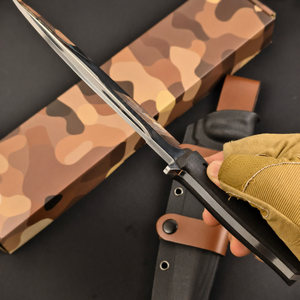 มีดฟีนิกซ์ Y8 แบบฟูลแทง ใบมีดคงที่ มีดสำหรับการล่าสัตว์และการเอาชีวิตรอด ด้ามจับ G10 มีดตรงสำหรับตั้งแคมป์ พร้อมปลอกมีด Kydex <span class=keywords><strong>EDC</strong></span> - Product Image 4