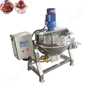 Precio de la tetera para hacer mermelada de acero, tetera para cocinar, tetera de vapor con camisa, tetera para cocinar con agitador - Product Image 1