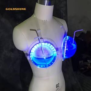 LED Luminous SexyDJ Lady Bra Halloween/Christmas Night Club Stage Party Props Wine Container Atmosphere with Luminescent Clothes - Product Image 3