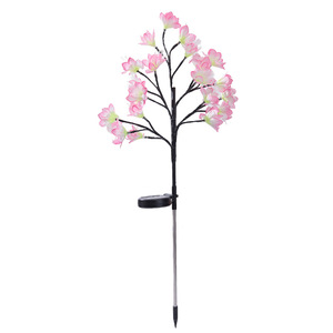 Lampe solaire féerique Camélia pour jardin, éclairage extérieur étanche à LED en forme de fleur, piquet pour pelouse, décoration de cour et de patio - Product Image 5