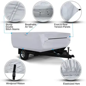 Cargo Trailer Covers 7x16 10x5 Trailer Cover Teardrop Camper Covers