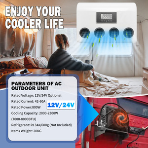 12Volt 24Volt <b>Mini</b> Truck Cab <b>Air</b> <b>Conditioner</b> Excavator 2800W Cooling System Apu for Semi AC EAC001.06 12 Volt 24v <b>Air</b> C - Product Image 2