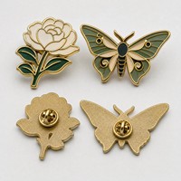 Pins de Esmalte Suave Personalizados con Líneas Metálicas en Relieve para Marcas, Artistas, Eventos y Mercancía, MOQ 50