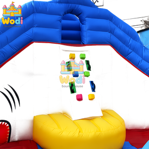 Tobogán Inflable Flotante con Diseño <span class=keywords><strong>de</strong></span> Tiburón Wodi, PVC <span class=keywords><strong>de</strong></span> 0.55mm Resistente a los Arañazos, Diseño Emocionante para Uso Comercial, Piscinas Comunitarias y Playa - Product Image 2