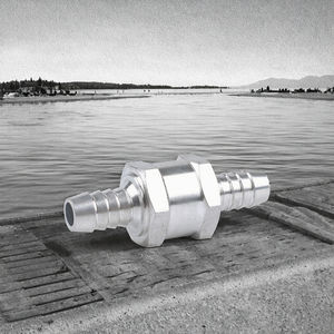 Válvula Antirretorno Universal de Aluminio para Líneas de Agua de 6/8/10/12mm, Accesorio para Bomba Manual de Aceite, Transferencia de Gasolina/Diésel para Barcos y Coches - Product Image 3