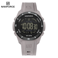 Montre étanche NAVIFORCE NF7138 pour homme avec chronographe, lumineuse, sportive, de luxe, bracelet en silicone