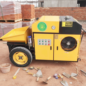Nueva Bomba de Concreto Mini de Alta Potencia con Motor Diésel, Bomba de Inyección para Construcción, Alcance Vertical de 40 m, Alcance Horizontal de 100 m, 12 m/h - Product Image 1