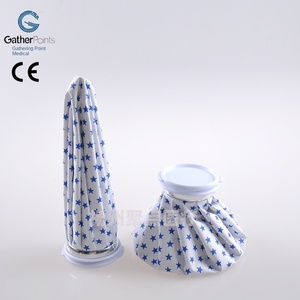 Usluck cổ điển màu trắng màu xanh năm cánh mô hình ngôi sao vải túi nước đá nhà máy trực tiếp thể thao lạnh gói với thiết kế thời trang 6/9/11inch - Product Image 3