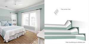 Rodapié Interior Moderno, Impermeable, Reciclable y Ecológico, Material <span class=keywords><strong>de</strong></span> <span class=keywords><strong>Poliestireno</strong></span>, Fácil Instalación, para Hoteles - Product Image 5