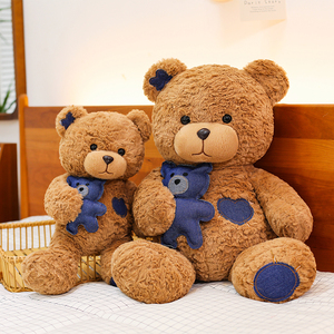 Nuovi Arrivi Creativi: Orsacchiotto di Peluche Patchwork Super Morbido e Carino, Bambola Compagna Rotonda Imbottita con Sacchetto Profumato Integrato - Product Image 4