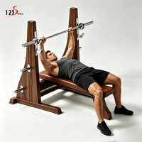 Banc de musculation multifonctionnel en bois de haute qualité pour la maison, réglable, pour exercices de musculation et press de poitrine