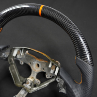 Volant en fibre de carbone personnalisé privé perforé en cuir pour Toyota Celica pour Lexus IS 1999-2005