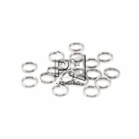 Anneaux à Double saut en acier inoxydable, 5, 6, 7, 8, 10 et 12mm, connecteurs de bricolage, fournitures pour la fabrication de bijoux