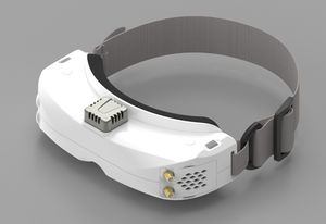 Lunettes FPV Skyzone SKY04L 1280X960 5.8GHz 48CH avec récepteur Steadyview, prise en charge DVR et Headtracker, ventilateur inclus pour drone de course RC - Product Image 4