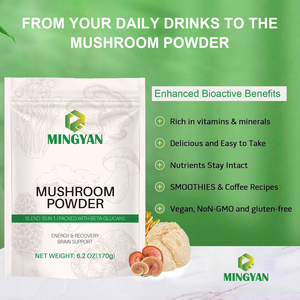 Suplemento Herbal OEM/ODM en Polvo de Champiñones para Café y Smoothies: Melena de León, Cola de Pavo y Reishi para el Sistema Inmunológico - Product Image 2