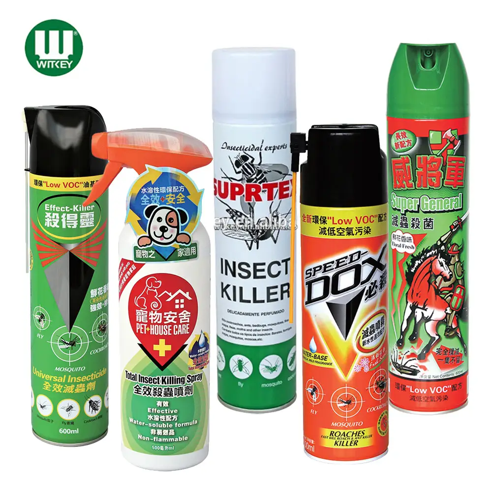 Witkey OEM high quality 300ml/400ml ant cockroach mosquito insect aerosol insecticide spray for pest control