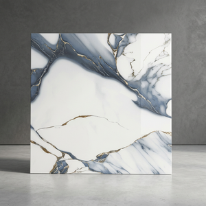 Carreaux de sol en céramique mate antimicrobienne effet marbre 40x40cm, porcelaine émaillée pour design intérieur d'hôtel et salle de bain - Product Image 2