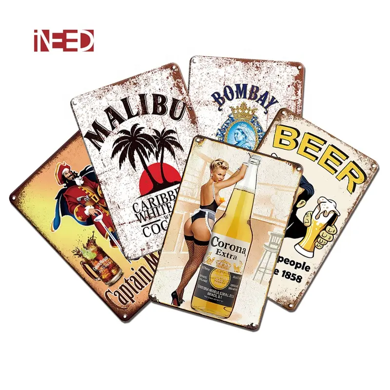 Металлическая пластина, винтажный жестяной знак, оптовая продажа, настенная табличка, ретро металлические знаки, винтажные жестяные знаки