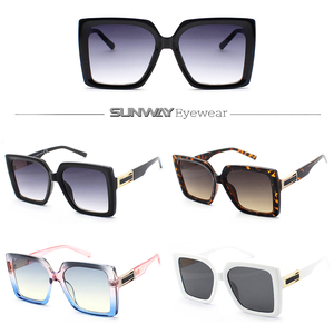 Gafas de Sol de Marca Famosa 2025, Lentes de Sol con Montura Cuadrada Extra Grande de Diseño Moderno, Protección UV400 Personalizada - Product Image 2