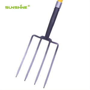 <span class=keywords><strong>Fourche</strong></span> de <span class=keywords><strong>jardin</strong></span> en acier au carbone SUNSHINE Heavy Duty avec poignée ergonomique en D - Product Image 6