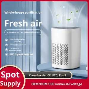 国境を越えた家庭用USBデスクトップ空気清浄機、ホルムアルデヒドと臭気の除去、ほこり除去 - Product Image 2