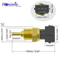 Capteur de température de l'eau de refroidissement pour DFM Dongfeng DFSK Junfeng CV03 K61 Mini Van 4A13 4A15 Compatible avec Chery