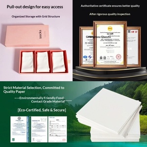 Custom Drawer Style Underwear Sock <b>Box</b> <b>White</b> Card <b>Gift</b> Packaging Color Printed Retail Holder - Product Image 4