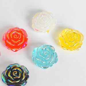 Décorations en résine AB couleur rose pour la Saint-Valentin, cabochons à dos plat pour pinces à cheveux, bijoux, téléphone, scrapbooking, embellissements DIY - Product Image 3